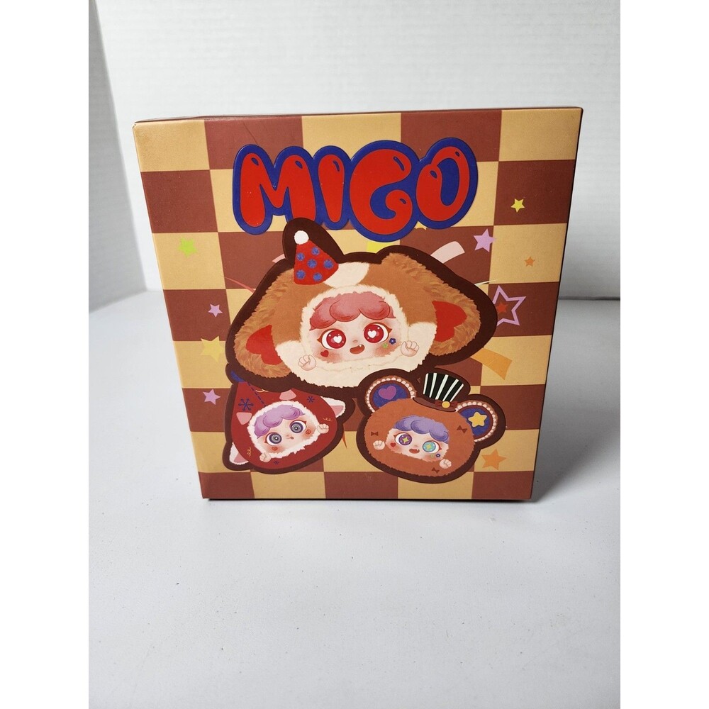 Happy Ghost MIGO Dream Circus Plush Pendant Blind Box (True blind). Sealed Box